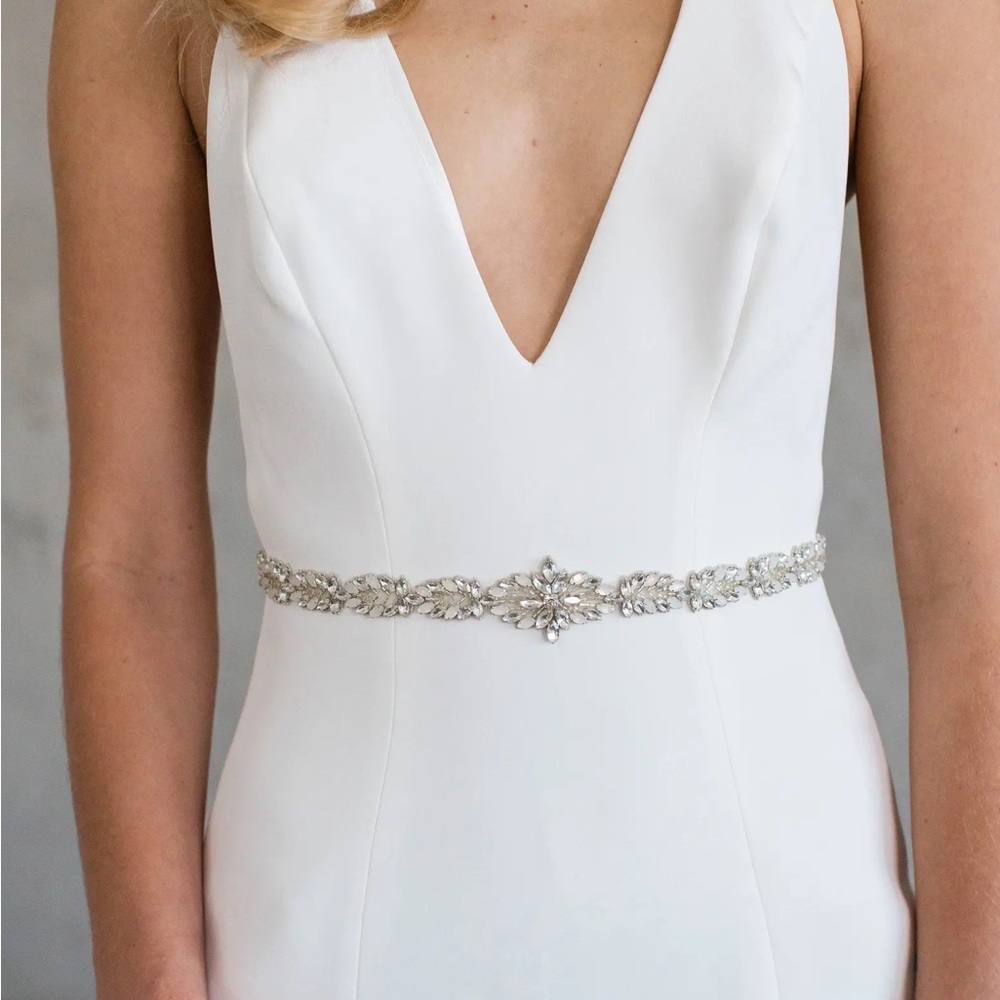 BRIDES & HAIRPINS NWT Eliana Crystal Sash